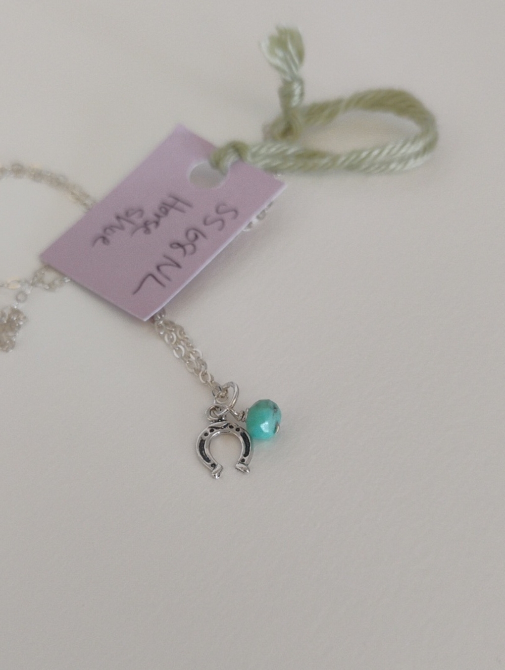 Top Grade Kingman Turquoise Horse Shoe Necklace